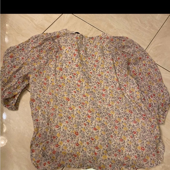 Ganni floral blouse size large - Picture 5 of 5